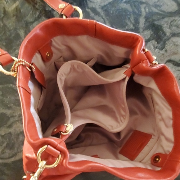 Coach Ashley Orange/Red Terracotta F19243 - Picture 6 of 6